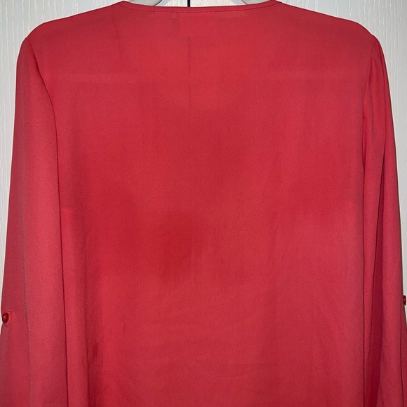Chico’s Asymmetrical 3/4 Button Up Blouse - Picture 7 of 11